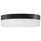 Nuvo Pi, 9 Inch LED Flush Mount, Black Finish, Frosted Etched Glass, CCT Selectable, 120 Volts 62/568 - alternate 6